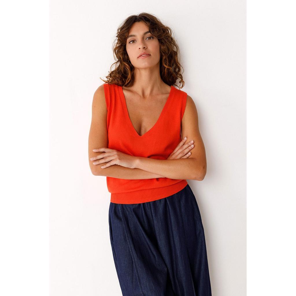 SKFK Maindi Shirt Top Damen orange